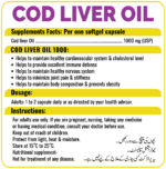 Cod Liver oil 1000 Soft Capsule