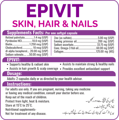 Epivit for Hairs, Nails & Skin